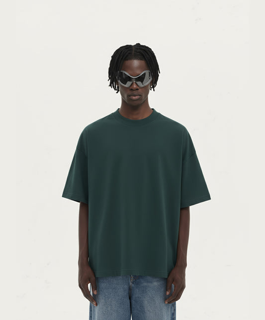 OVERSIZED OXFORD GREEN T-SHIRT