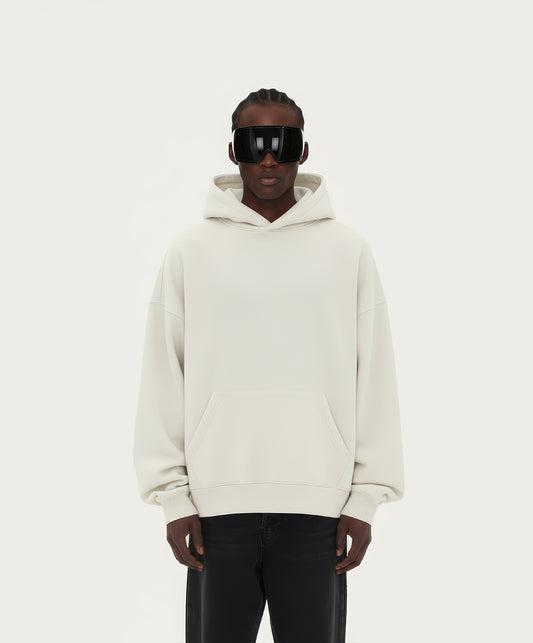 OVERSIZED ECRU HOODIE