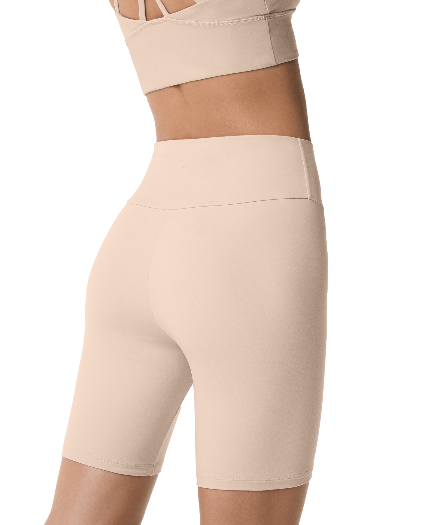 VANILLA CREAM BIKER SHORTS