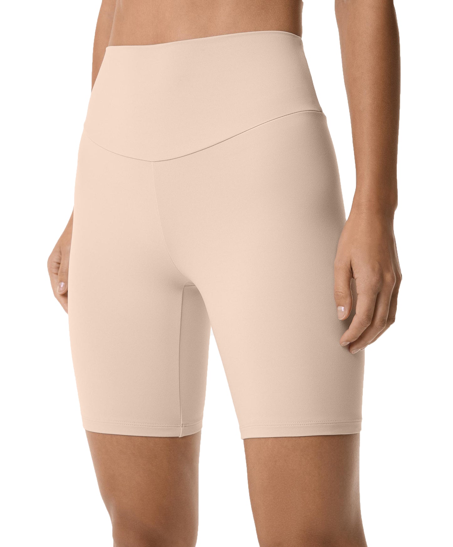 VANILLA CREAM BIKER SHORTS