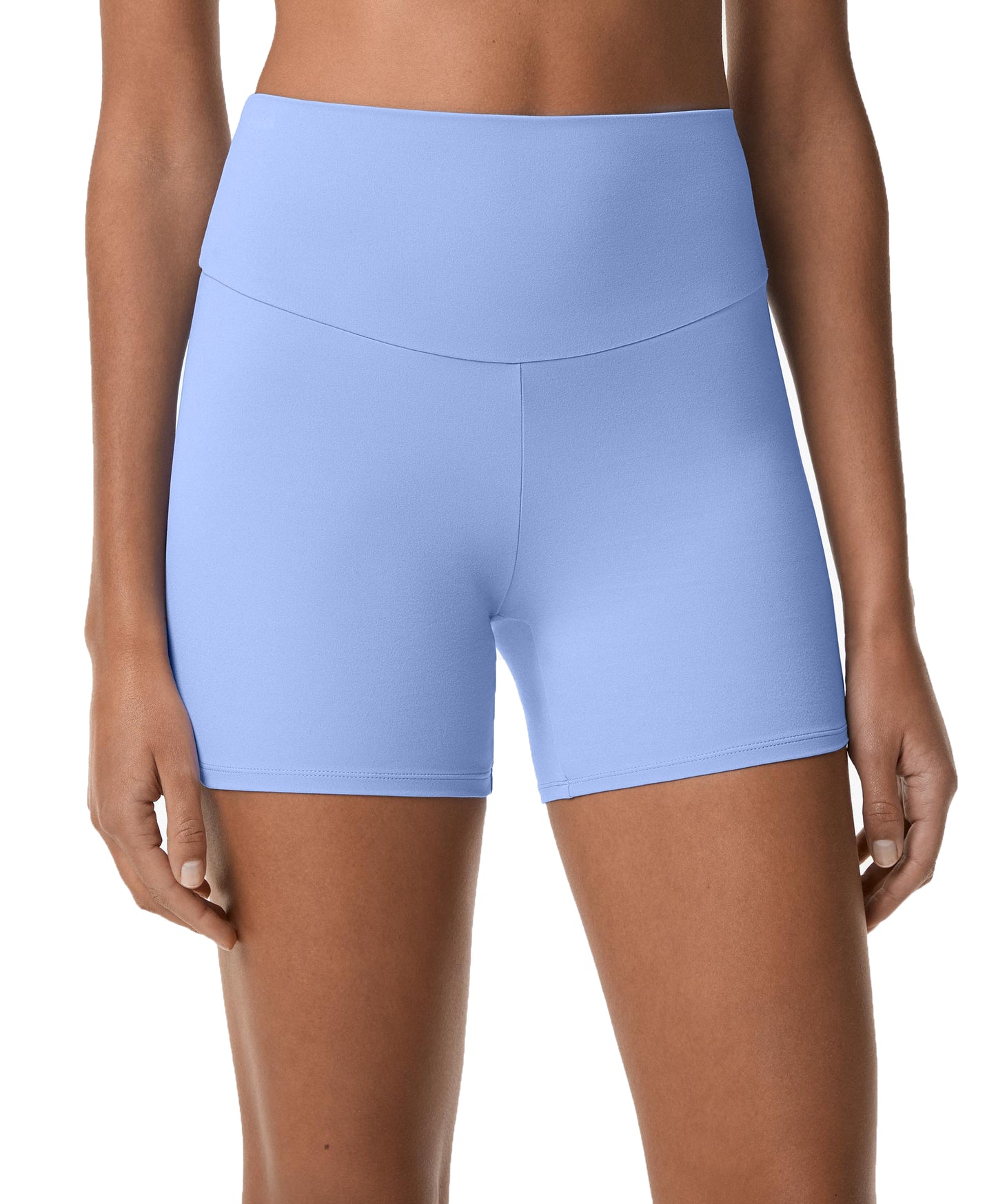 BABY BLUE MINI SHORTS