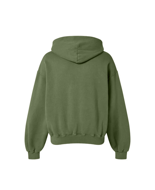 OVERSIZED PINE GREEN HOODIE