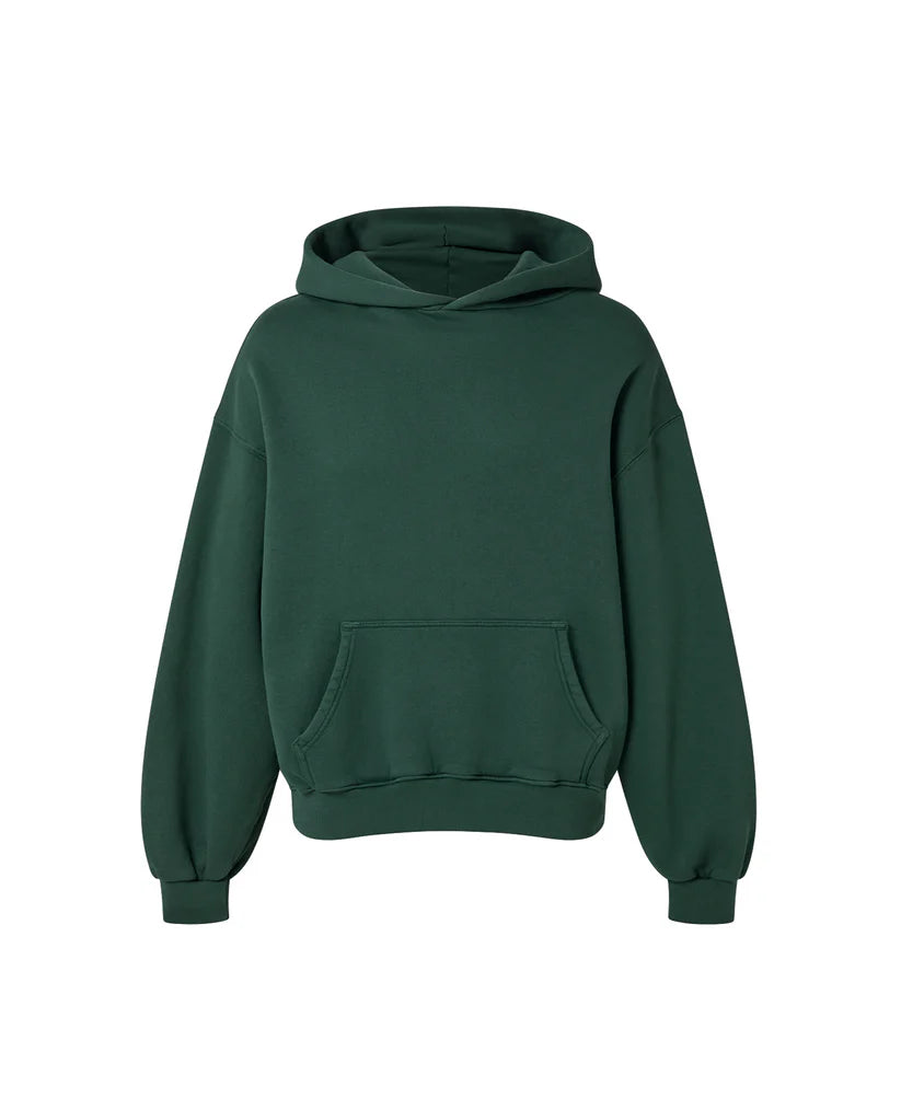 OVERSIZED OXFORD GREEN HOODIE