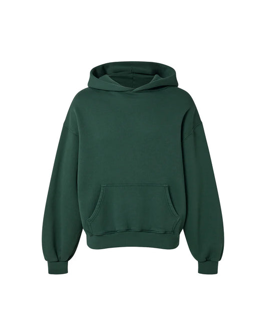 OVERSIZED OXFORD GREEN HOODIE