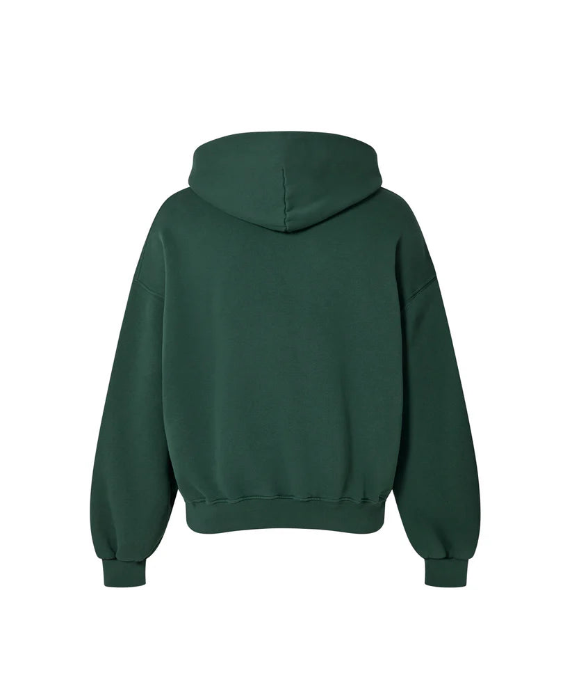 OVERSIZED OXFORD GREEN HOODIE