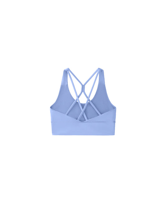 BABY BLUE CROSSOVER BRA