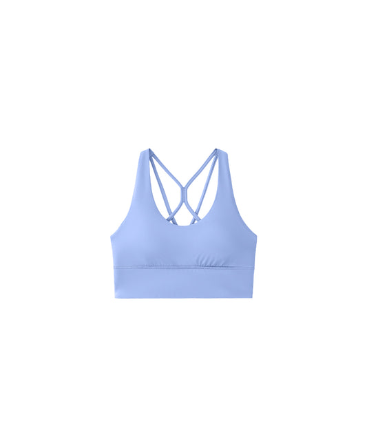 BABY BLUE CROSSOVER BRA