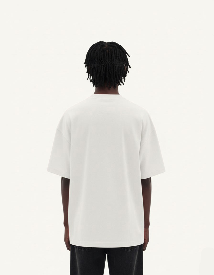 OVERSIZED PURE WHITE T-SHIRT
