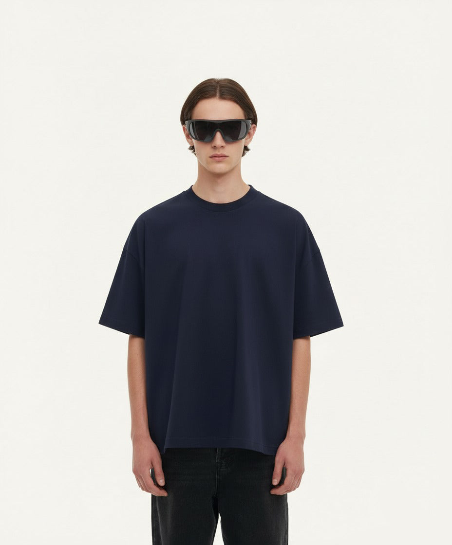 OVERSIZED NAVY BLUE T-SHIRT