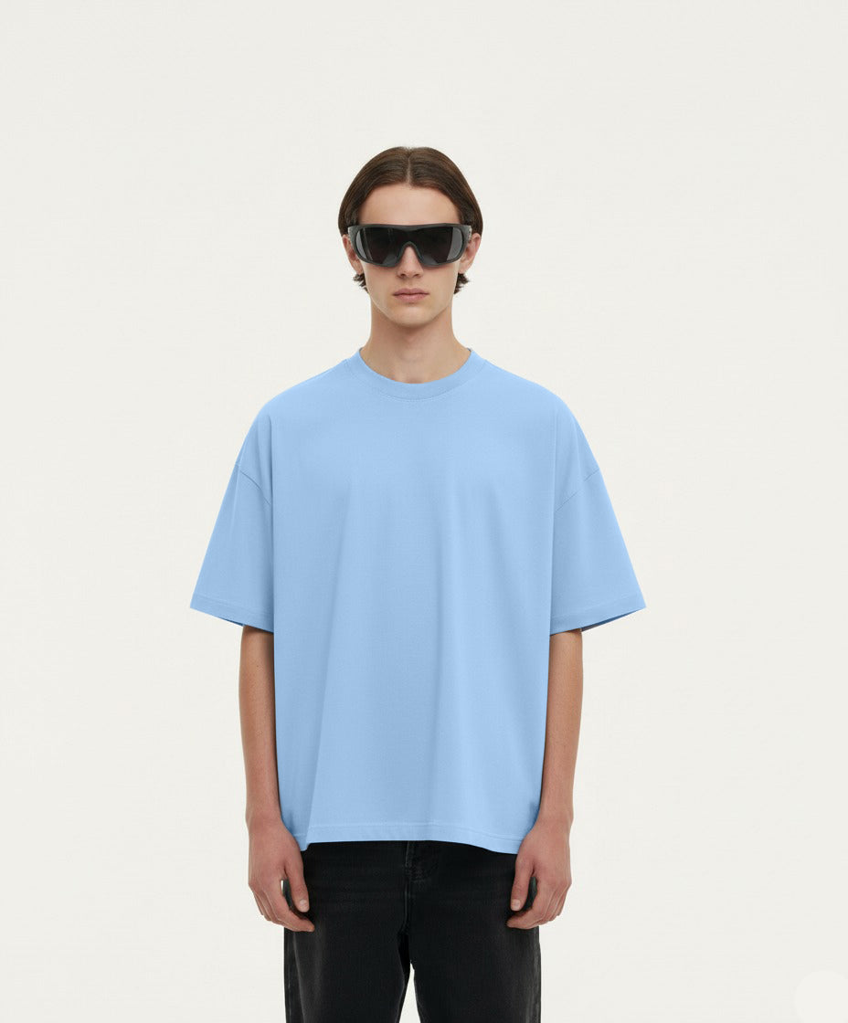 OVERSIZED BABY BLUE T-SHIRT
