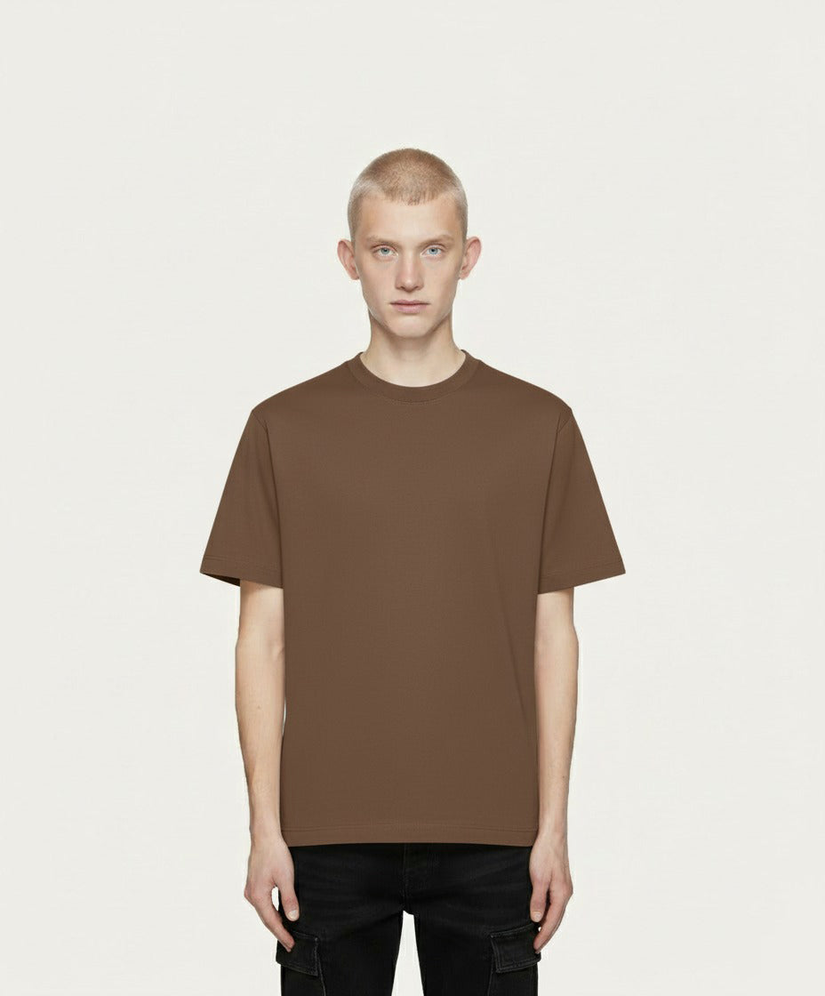REGULAR MOCHA BROWN T-SHIRT