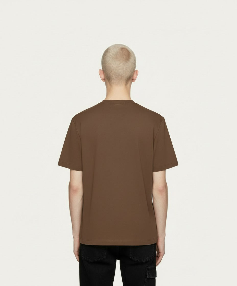 REGULAR MOCHA BROWN T-SHIRT