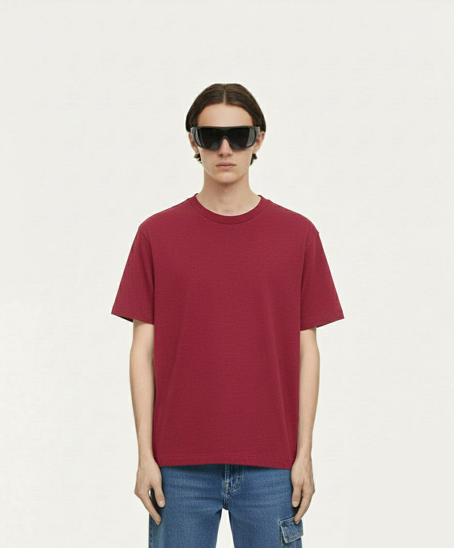 REGULAR CLARET RED T-SHIRT