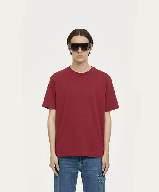 REGULAR CLARET RED T-SHIRT