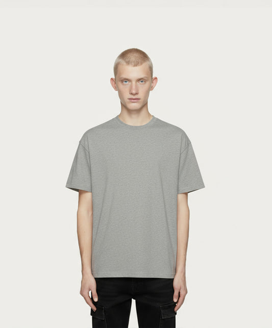 REGULAR GREY MELANGE T-SHIRT