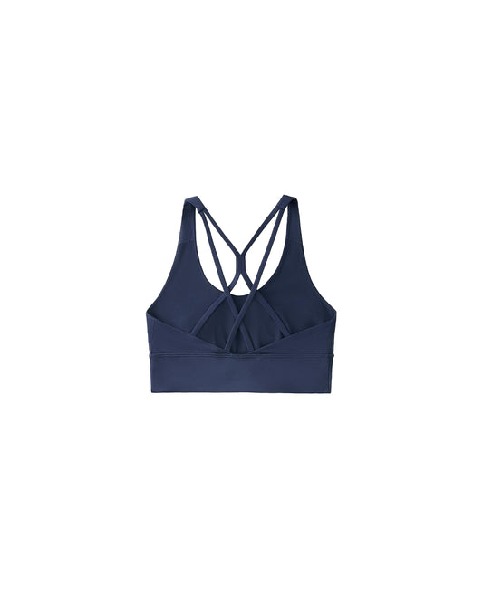 NAVY BLUE CROSSOVER BRA