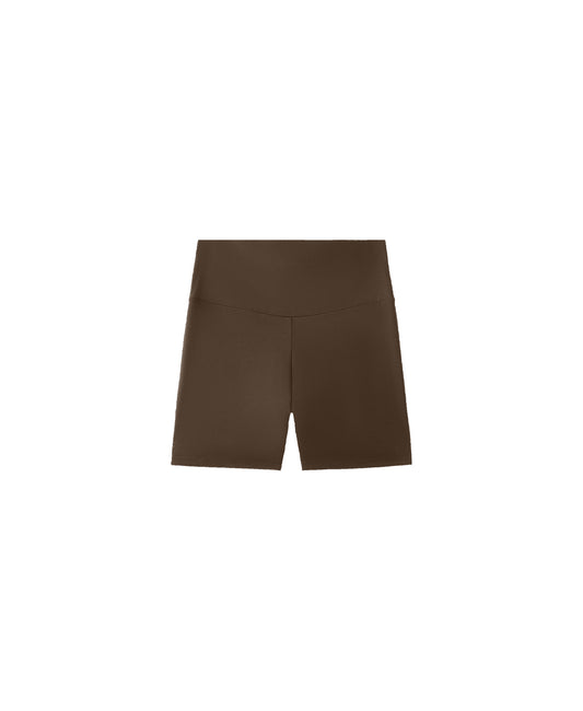 MOCHA BROWN MINI SHORTS