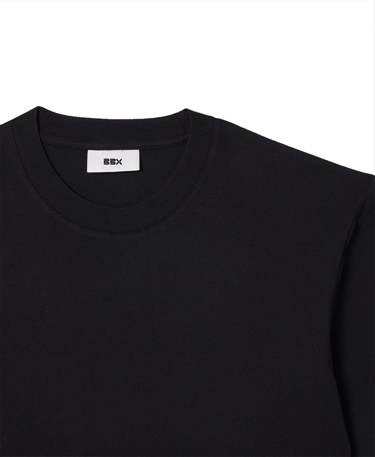 REGULAR SOLID BLACK T-SHIRT