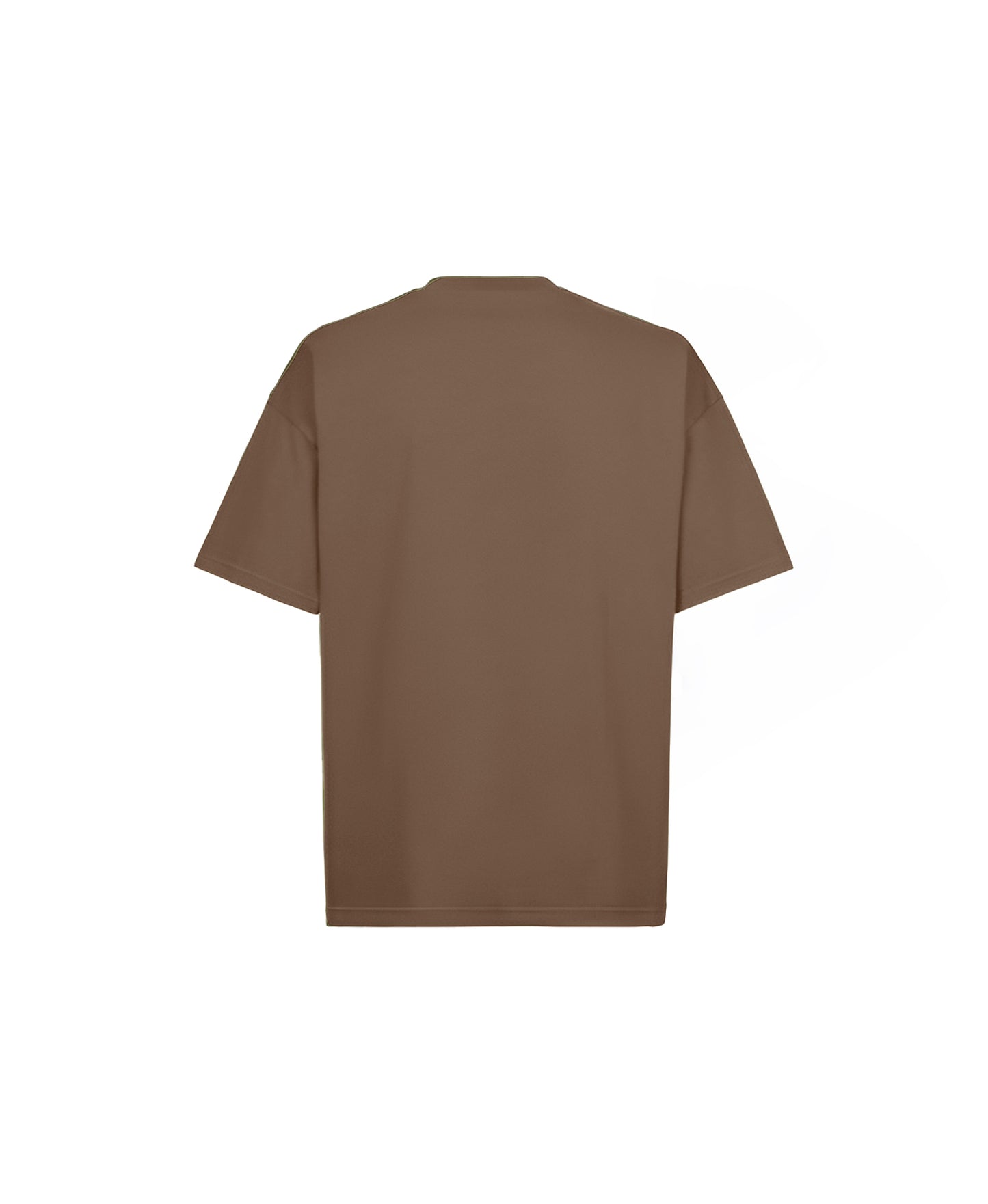 OVERSIZED MOCHA BROWN T-SHIRT