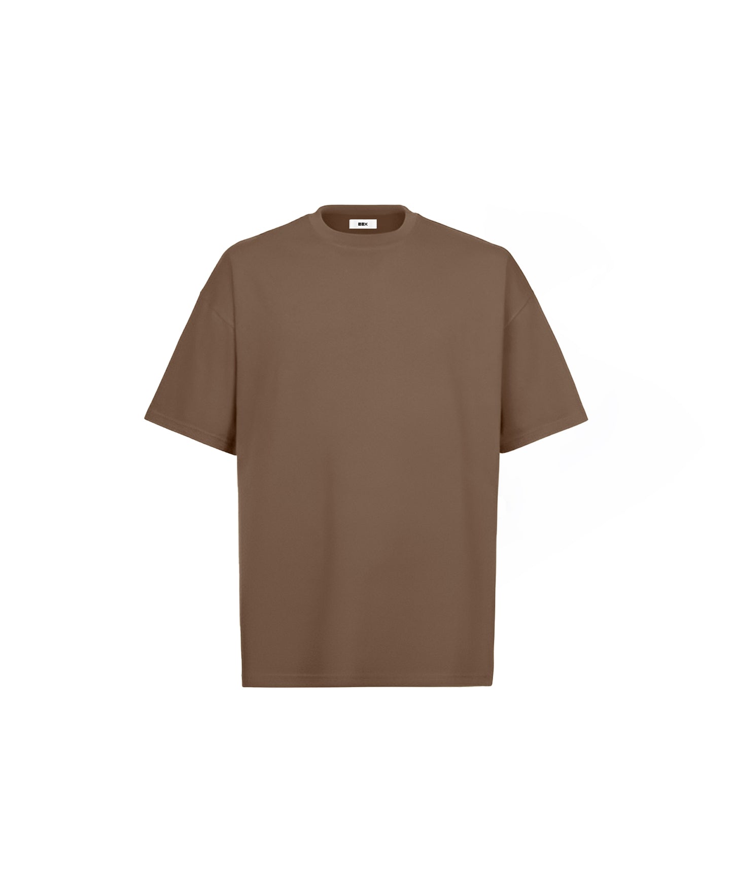 OVERSIZED MOCHA BROWN T-SHIRT