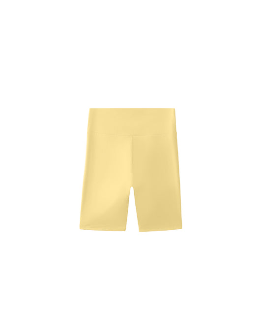 PALE CITRUS BIKER SHORTS