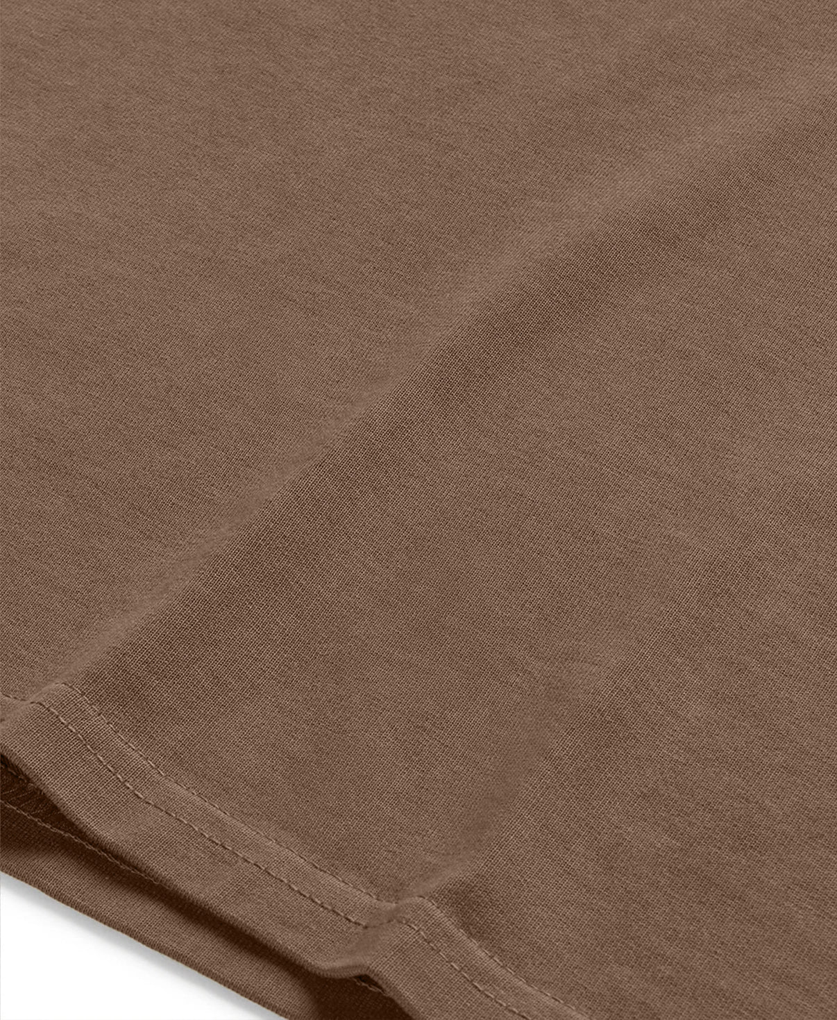 OVERSIZED MOCHA BROWN T-SHIRT