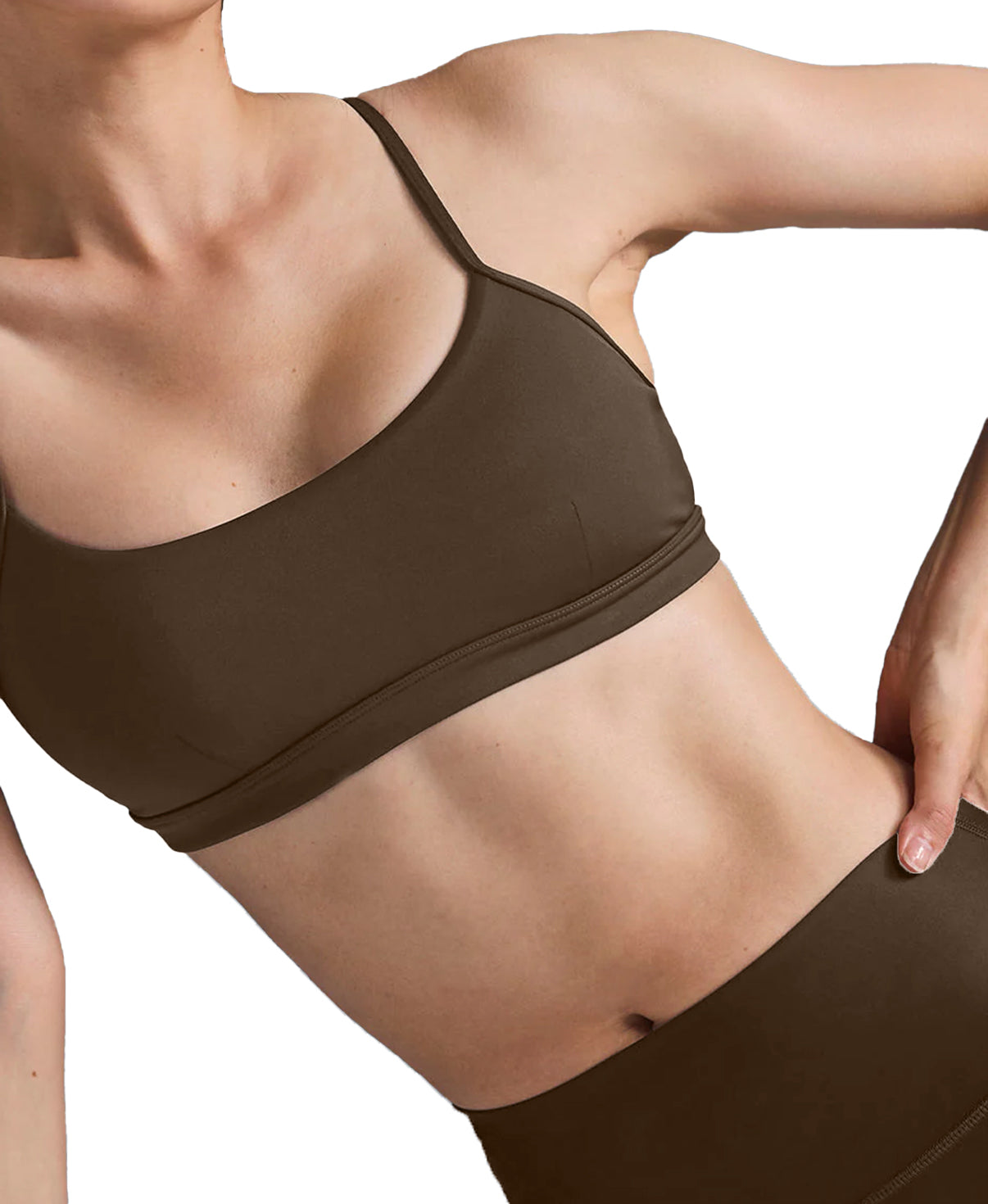 MOCHA BROWN BRA TANK