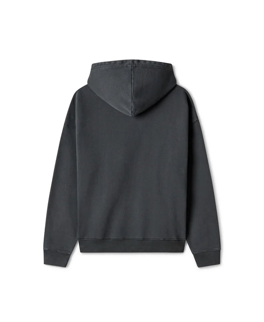 REGULAR ANTHRACITE ZIPPER HOODIE