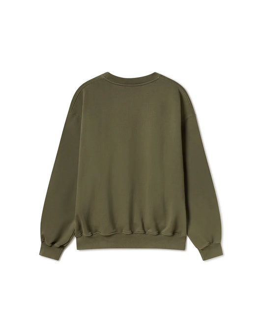 REGULAR ARMY OLIVE CREWNECK