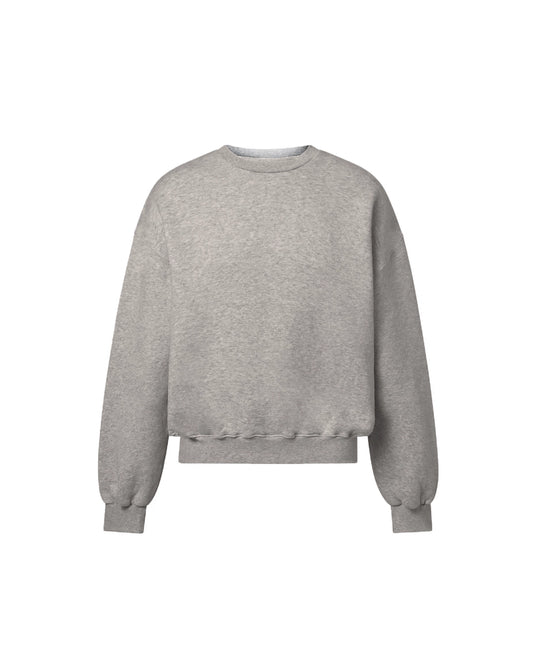 OVERSIZED ASH GRAY CREWNECK