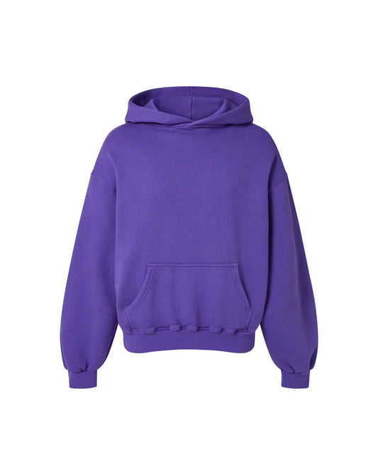 OVERSIZED DEEP PURPLE HOODIE