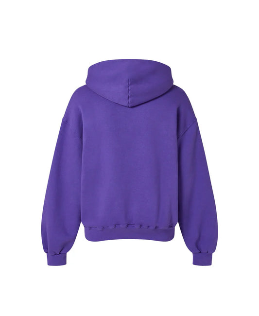 OVERSIZED DEEP PURPLE HOODIE