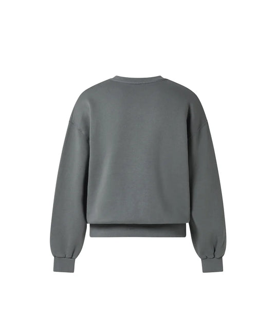 OVERSIZED IRON GRAY CREWNECK