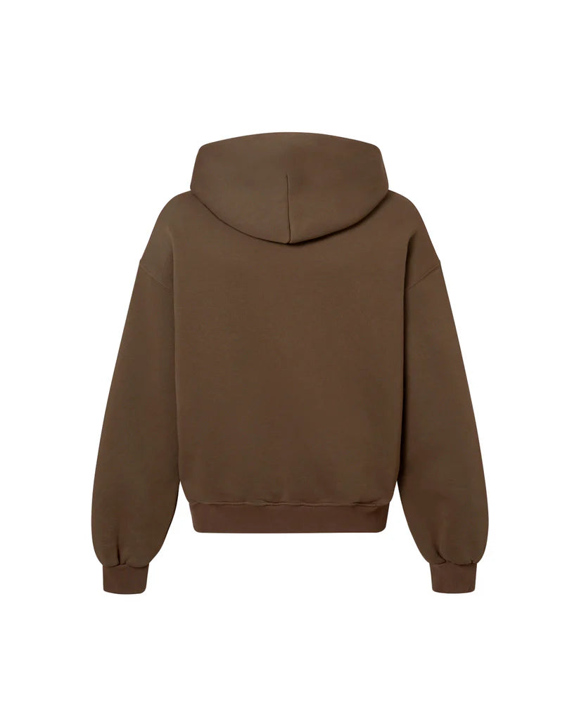 OVERSIZED MOCHA BROWN HOODIE