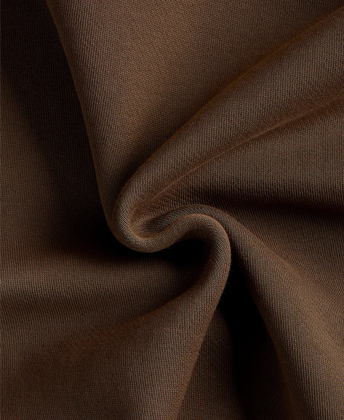 REGULAR MOCHA BROWN ZIPPER HOODIE