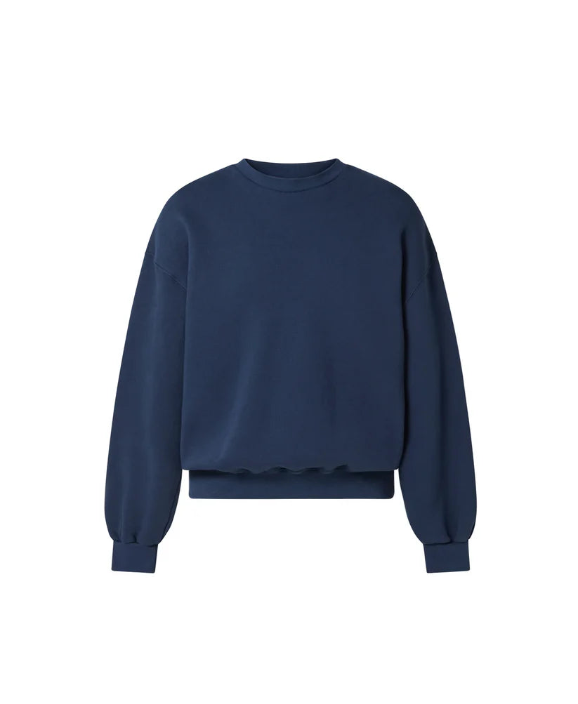 OVERSIZED NAVY BLUE CREWNECK