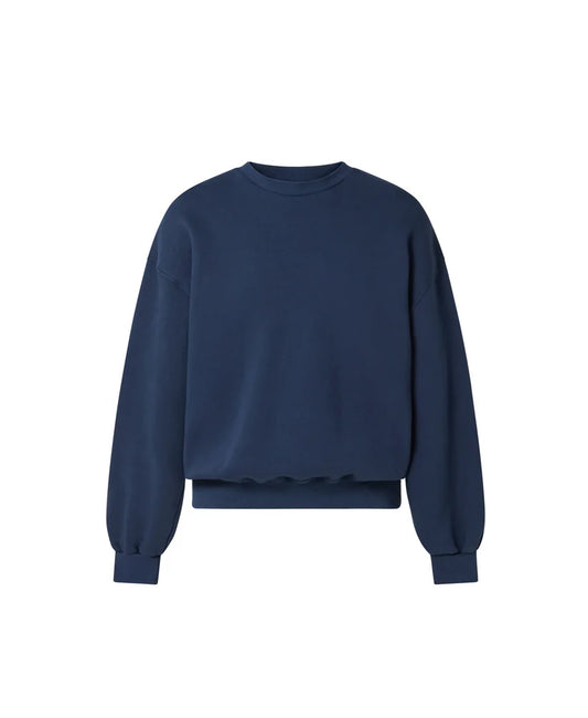 OVERSIZED NAVY BLUE CREWNECK
