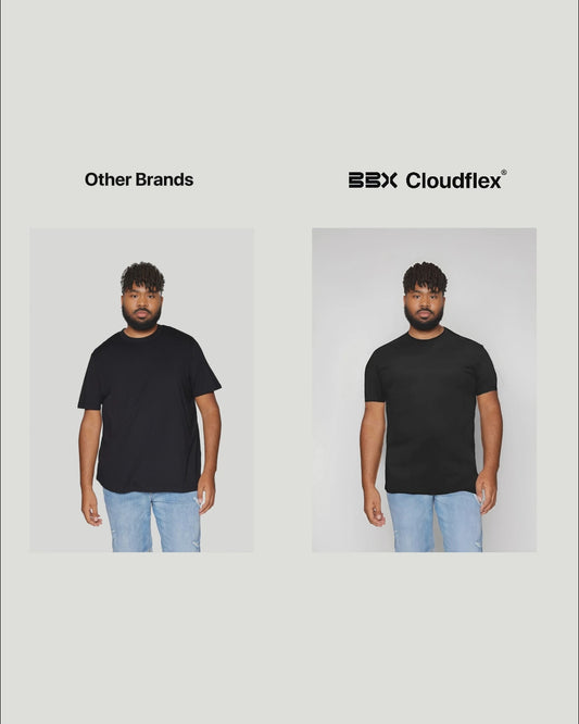 CLOUDFLEX 'SOLID BLACK' T-SHIRT