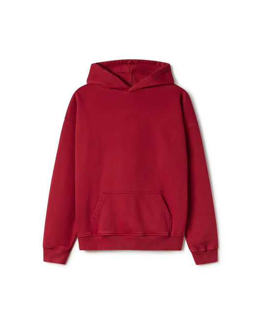 REGULAR CLARET RED HOODIE