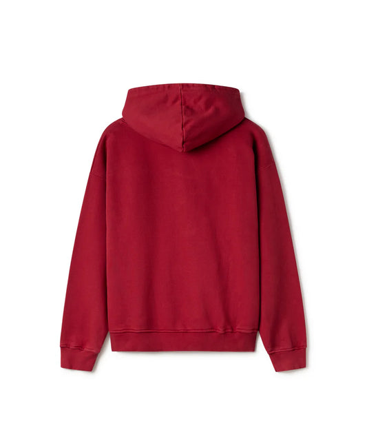 REGULAR CLARET RED HOODIE