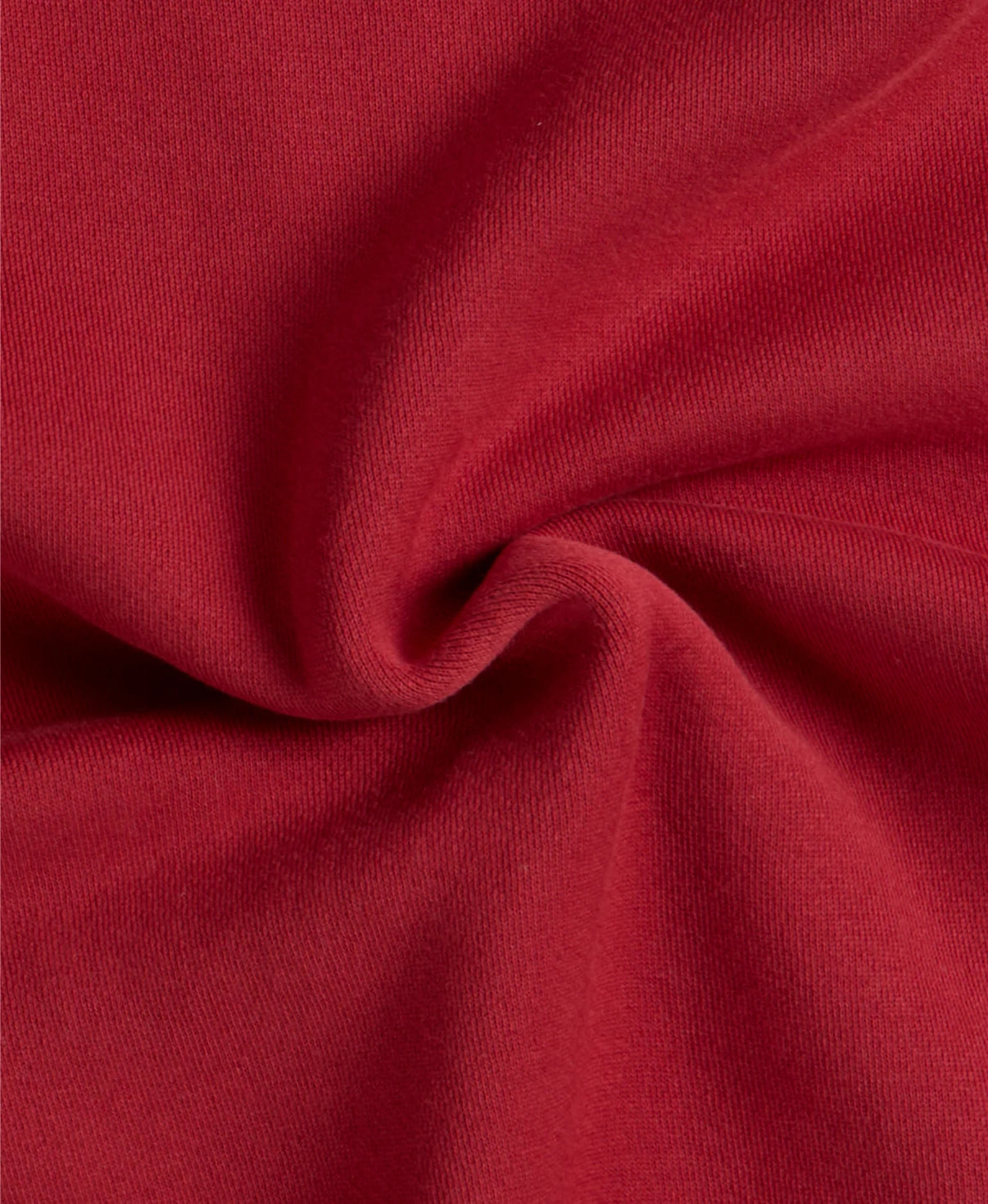 REGULAR SCARLET RED ZIPPER HOODIE