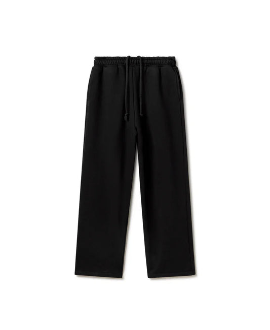 SOLID BLACK STRAIGHT PANTS