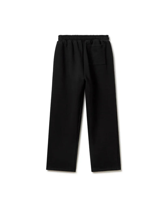 SOLID BLACK STRAIGHT PANTS