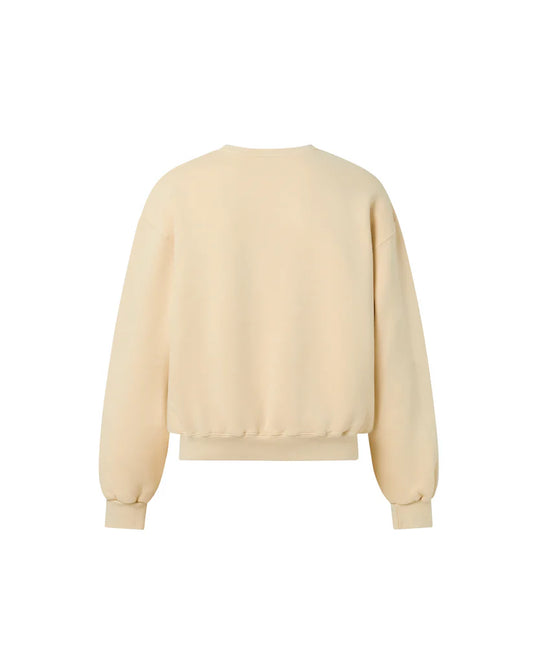OVERSIZED VANILLA CREAM CREWNECK