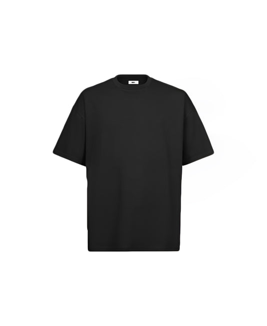 OVERSIZED SOLID BLACK T-SHIRT