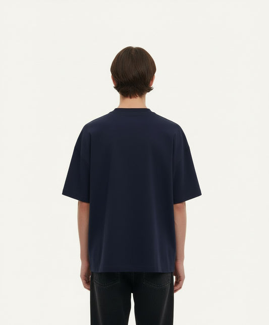 OVERSIZED NAVY BLUE T-SHIRT