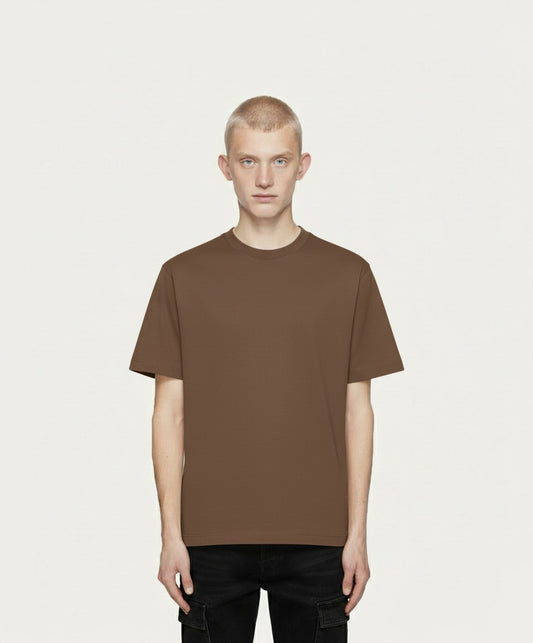 REGULAR MOCHA BROWN T-SHIRT