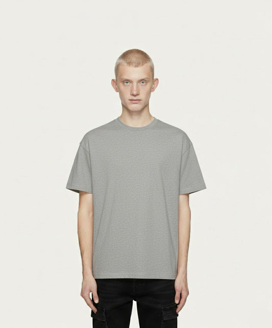 REGULAR GREY MELANGE T-SHIRT
