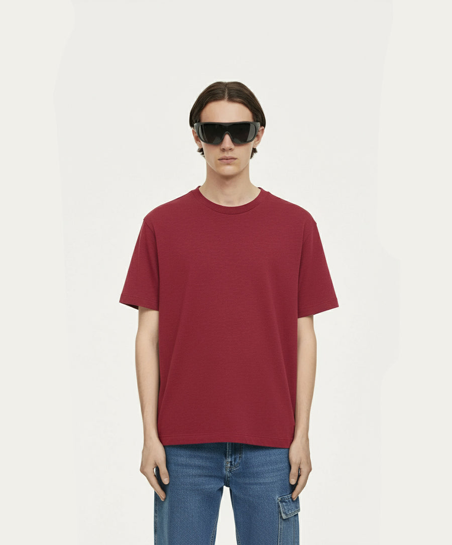 REGULAR CLARET RED T-SHIRT