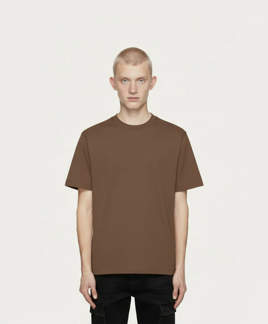 REGULAR MOCHA BROWN T-SHIRT